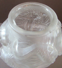 Load image into Gallery viewer, Art Deco Glass Vase Czechoslovakia Koi Carp Fish 
