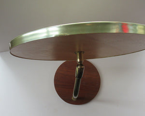LARGE Rare 1960s Vintage G-Plan Style Desktop Teak Swivel Mirror