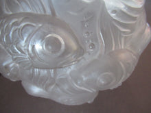 Load image into Gallery viewer, Art Deco Glass Vase Czechoslovakia Koi Carp Fish 
