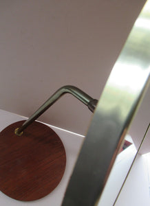 LARGE Rare 1960s Vintage G-Plan Style Desktop Teak Swivel Mirror