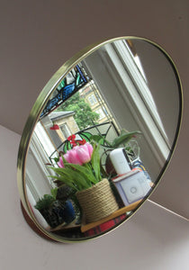 LARGE Rare 1960s Vintage G-Plan Style Desktop Teak Swivel Mirror