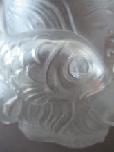 Load image into Gallery viewer, Art Deco Glass Vase Czechoslovakia Koi Carp Fish 
