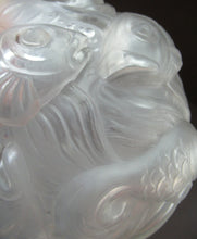 Load image into Gallery viewer, Art Deco Glass Vase Czechoslovakia Koi Carp Fish 
