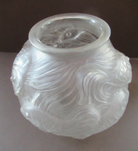 Load image into Gallery viewer, Art Deco Glass Vase Czechoslovakia Koi Carp Fish 
