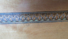 Load image into Gallery viewer, Antique 1930s Sewing Box with Original Folk Art Pen and Ink Decorations
