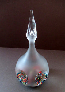 Unique Vintage Scottish Caithness Paperweight Only One Made