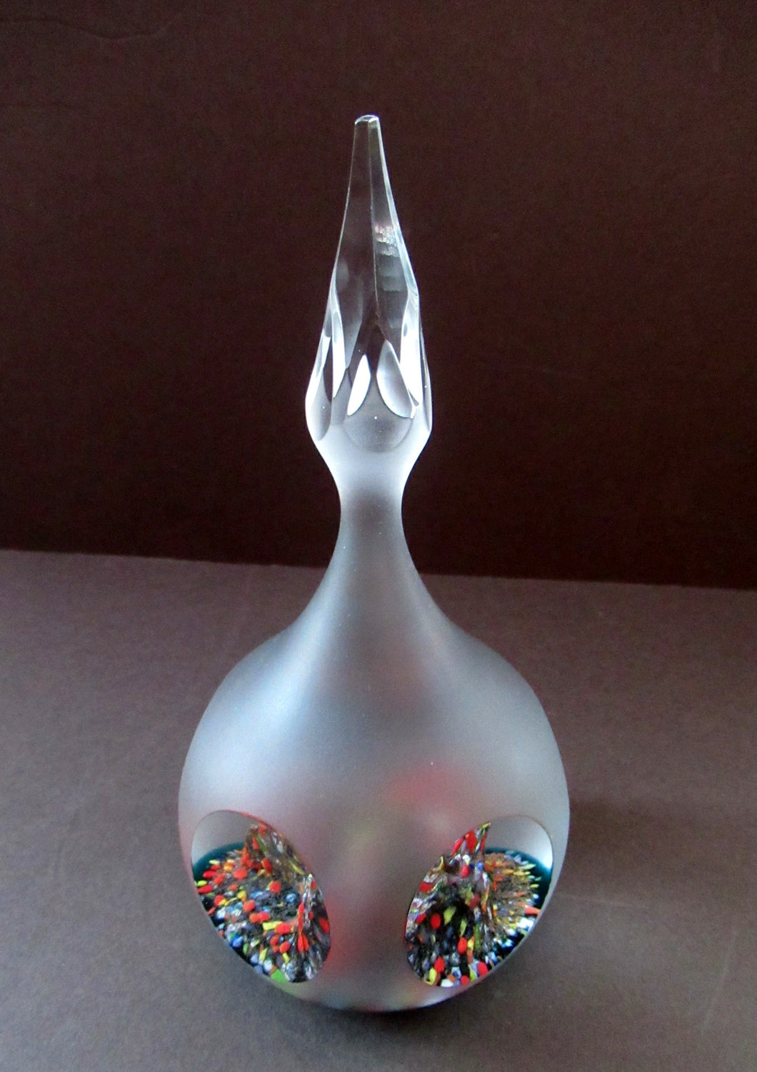 Unique Vintage Scottish Caithness Paperweight Only One Made