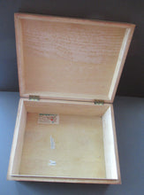 Load image into Gallery viewer, Antique 1930s Sewing Box with Original Folk Art Pen and Ink Decorations
