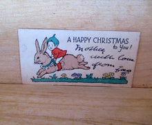 Load image into Gallery viewer, Antique 1930s Sewing Box with Original Folk Art Pen and Ink Decorations
