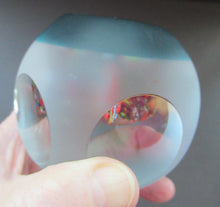 Load image into Gallery viewer, Unique Vintage Scottish Caithness Paperweight Only One Made
