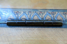 Load image into Gallery viewer, Antique 1930s Sewing Box with Original Folk Art Pen and Ink Decorations
