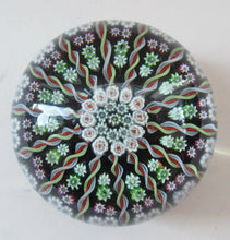 Load image into Gallery viewer, Large Scottish Perthshire Paperweight 14 Spokes and Millefiori Canes

