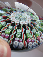 Load image into Gallery viewer, Large Scottish Perthshire Paperweight 14 Spokes and Millefiori Canes
