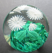 Load image into Gallery viewer, Scottish Caithness Glass Paperweight: Wildflower Collection Issue 2006 Daisies
