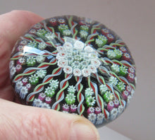 Load image into Gallery viewer, Large Scottish Perthshire Paperweight 14 Spokes and Millefiori Canes
