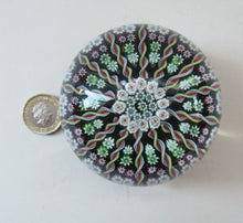 Load image into Gallery viewer, Large Scottish Perthshire Paperweight 14 Spokes and Millefiori Canes
