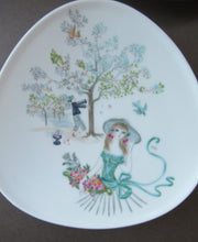 Load image into Gallery viewer, Vintage 1960s Decorative Plate by Rosenthal. Designed by Bele Bachem
