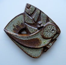 Load image into Gallery viewer, 1960s Danish Solholm Wall Plaque by Noomi Backhausen
