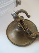 Load image into Gallery viewer, Three Part Holophane Prismatic Hanging Pendant Light Shade 1920s
