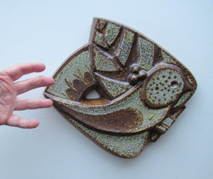 1960s Danish Solholm Wall Plaque by Noomi Backhausen