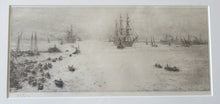 Load image into Gallery viewer, 1913 Drypoint Etching by Wyllie Bay of Naples Pencil Signed
