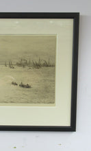 Load image into Gallery viewer, 1913 Drypoint Etching by Wyllie Bay of Naples Pencil Signed
