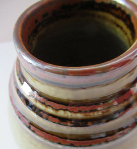 1960s Swedish Rorstrand Bamboo Vase by Olle Alberius