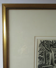 Load image into Gallery viewer, Grosvenor School Alison McKenzie Art Deco Wood Engraving Scottish Art
