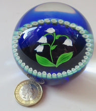Load image into Gallery viewer, Scottish Paperweight Lily of the Valley May Caithness Glass

