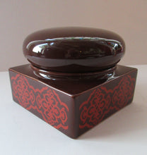 Load image into Gallery viewer, 1960s Charlton Ware Squat Storage Jar with Domed Lid
