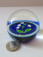 Load image into Gallery viewer, Scottish Paperweight Lily of the Valley May Caithness Glass
