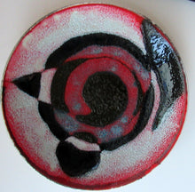 Load image into Gallery viewer, Unique Vintage 1960s Poole Pottery Studio Backstamp Hand Decorated Plate
