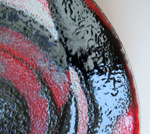 1960s Poole Pottery Studio Backstamp Hand Decorated Plate