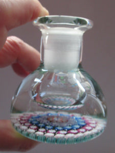 1980s Perthshire Paperweights Perfume Bottle P Cane