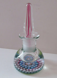 1980s Perthshire Paperweights Perfume Bottle P Cane