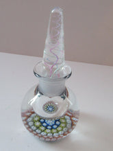 Load image into Gallery viewer, 1980s Perthshire Scent Bottle Scottish Glass with Stopper P Cane
