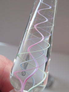 1980s Perthshire Scent Bottle Scottish Glass with Stopper P Cane