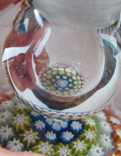 Load image into Gallery viewer, 1980s Perthshire Scent Bottle Scottish Glass with Stopper P Cane
