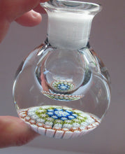 Load image into Gallery viewer, 1980s Perthshire Scent Bottle Scottish Glass with Stopper P Cane
