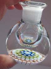 Load image into Gallery viewer, 1980s Perthshire Scent Bottle Scottish Glass with Stopper P Cane
