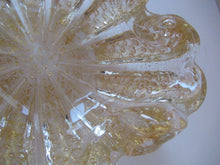 Load image into Gallery viewer, Large 1950s Barovier &amp; Toso MURANO &#39;Cordonato d&#39;Oro&#39; gold leaf glass bowl
