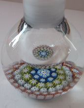 Load image into Gallery viewer, 1980s Perthshire Scent Bottle Scottish Glass with Stopper P Cane
