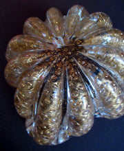 Load image into Gallery viewer, Large 1950s Barovier &amp; Toso MURANO &#39;Cordonato d&#39;Oro&#39; gold leaf glass bowl

