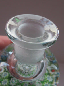 1980s Perthshire Paperweights 1980s Perfume Bottle  Millefiori Canes