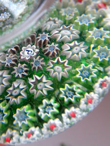 1980s Perthshire Paperweights 1980s Perfume Bottle  Millefiori Canes