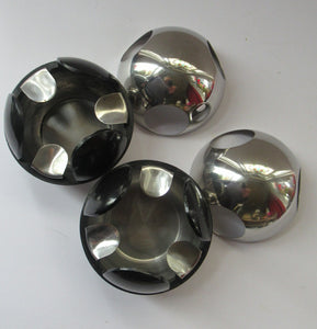 1960s Swedish Stainless Steel Ball Ashtray. Space Age Design