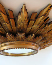 Load image into Gallery viewer, 1950s G-Plan Gomme Wycombe Sunburst Mirror
