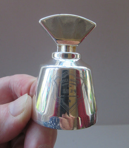 Vintage Bolinger Champagne Bottle Stopper. Vintage Silver Plate