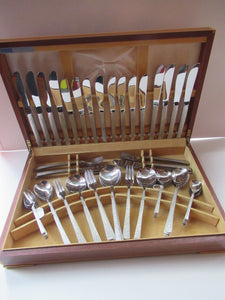 1960s Gerald Benney Studio Cutlery Set in Teak Fitted Case