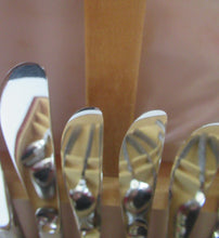 Load image into Gallery viewer, 1960s Gerald Benney Studio Cutlery Set in Teak Fitted Case
